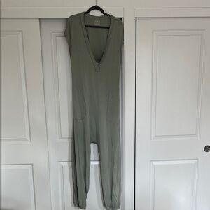 Free People Olive Green Jumpsuit